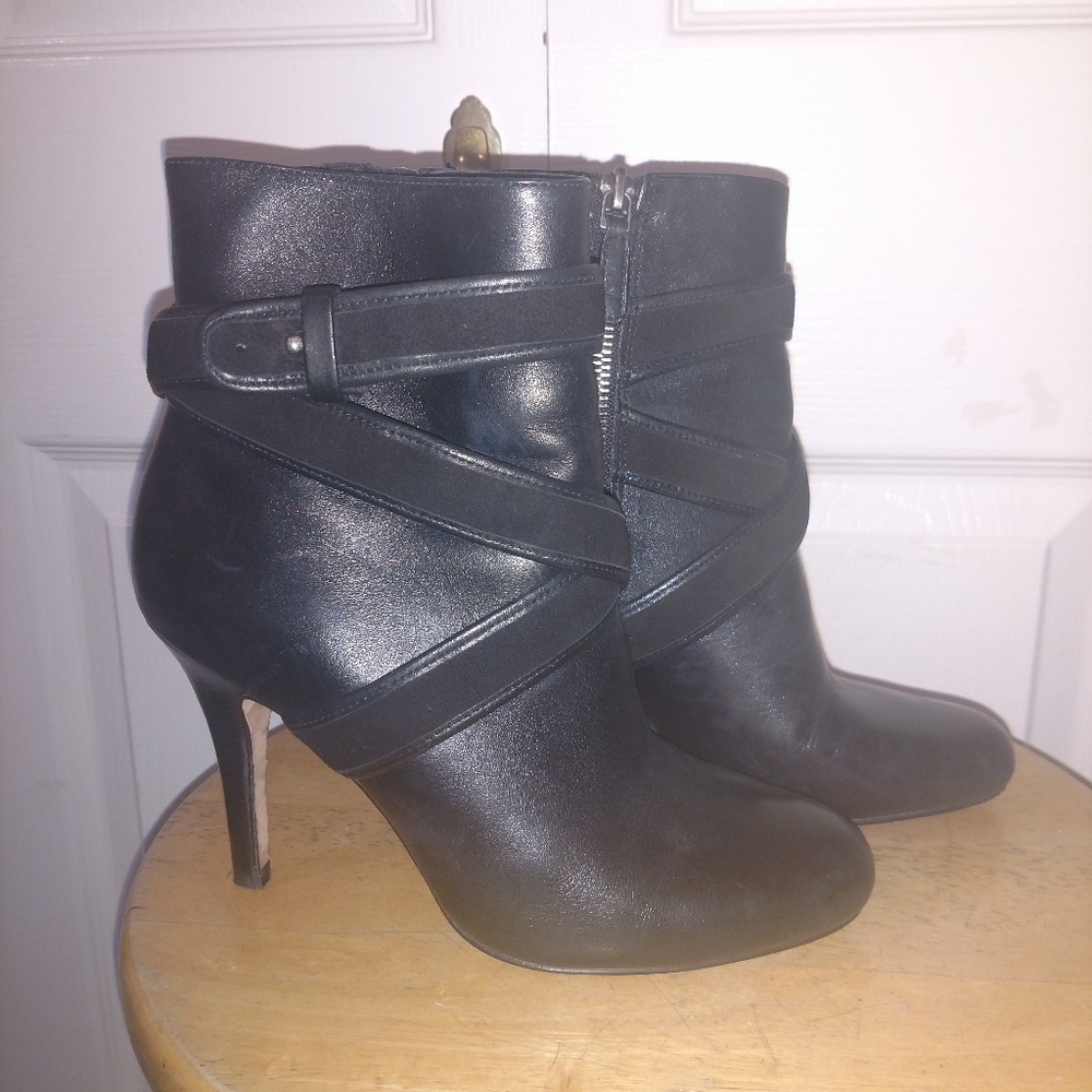 Cole Haan for NikeAir leather heeled boots